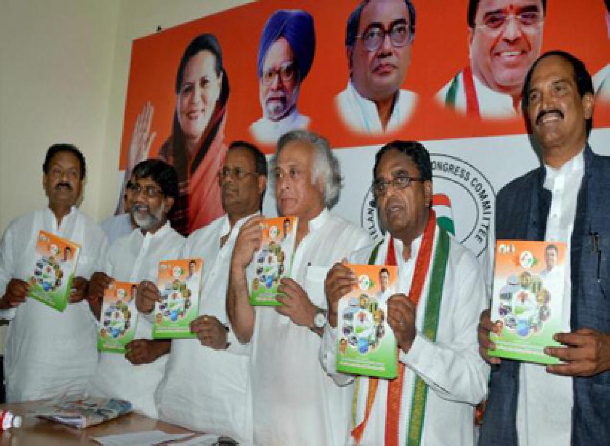 Congress manifesto for GHMC polls released